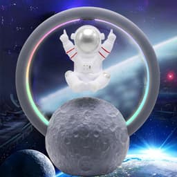 image-Suspended Astronaut Bluetooth Speaker RGB Night Light