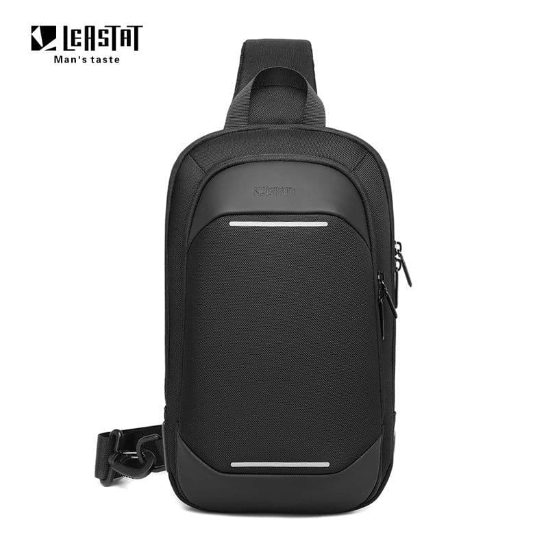 image-LEASTAT Chest Bag Men's USB Messenger - Camouflage