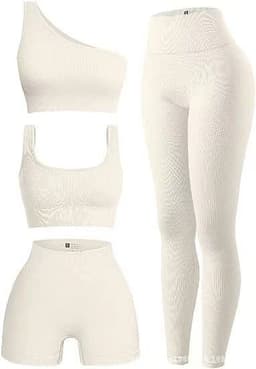 image-Threaded Yoga 4-Piece Set