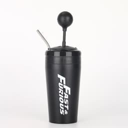 image-Factory direct supply 304 stainless steel thermos cup speed and passion gear cup vacuum double-layer large-capacity car cup