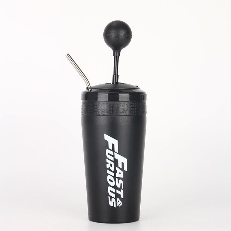 image-Factory direct supply 304 stainless steel thermos cup speed and passion gear cup vacuum double-layer large-capacity car cup
