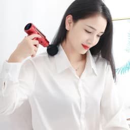 image-MINI fascia gun ladies creative pocket machine portable meridian massager electric health equipment mini fascia gun