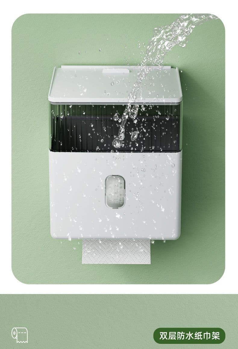image-Howsentrip Toilet Paper Holder - Light Luxury Green