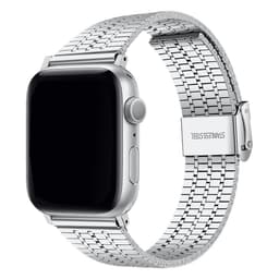 image-Apple Watch Metal Strap Fish Scale Seven Stainless Steel Double Safety Buckle
