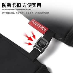 image-Nylon Riding Gloves XL - Waterproof Windproof Gray