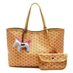 image-Ladies PU Tote Bag - Large Capacity, Brown, Street Fashion