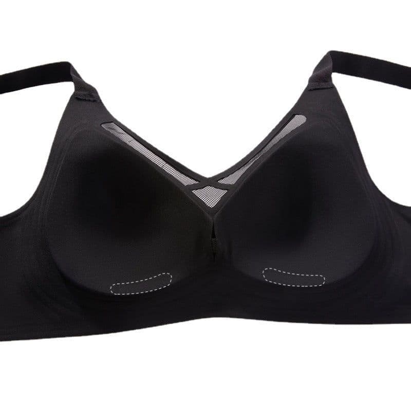 image-Man Poet Bra 3XL Seamless Nylon Gray Blue