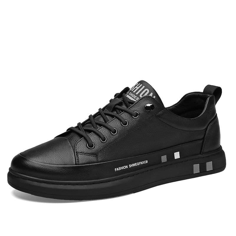 image-European Station Mens White Low Top Sneakers Casual Shoes