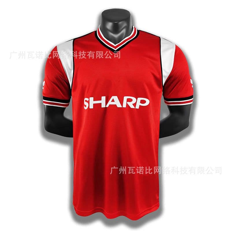 image-Football Jersey - Retro Home Away Long Sleeve Polyester