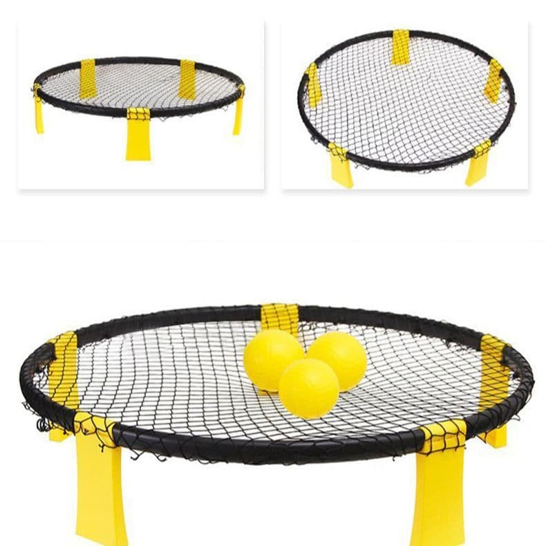 image-Beach Volleyball Net Rack - Blue 90x20.5cm