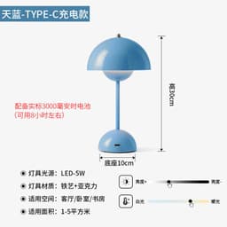 image-Nordic Mushroom Table Lamps - Cross-border Sale - Low Prices