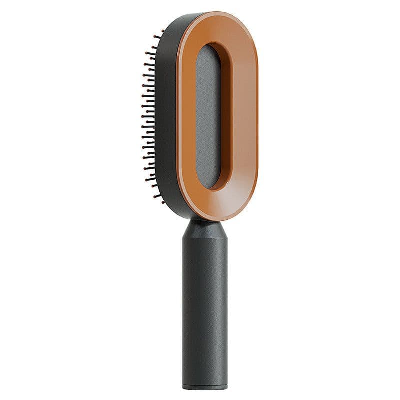image-Anbei Red Long Hair Loss Massage Comb for Curly Hair - 20cm+