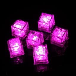 image-Autonomy LED Ice Cube Bar KTV Toy - Colorful Water-Activated Flash Lamp
