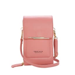 image-2022 new touch screen mobile phone bag female small oblique cute mobile phone small bag fashion wallet vertical section