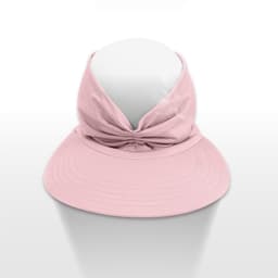 image-Women's Sun Visor Hat - Royal Blue Wide Brim UV Protection