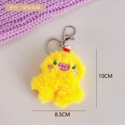 image-Tengyi Youpin 11cm Plush Pendant Doll Keychain Black Ear Puppy