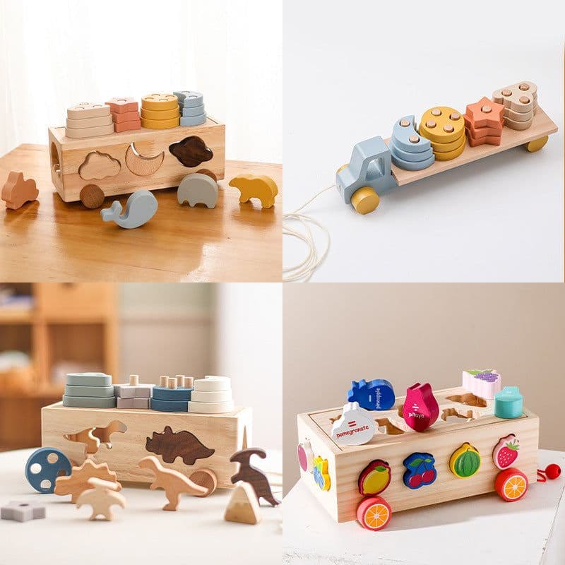 image-Baby Wooden Educational Toys - Color Matching