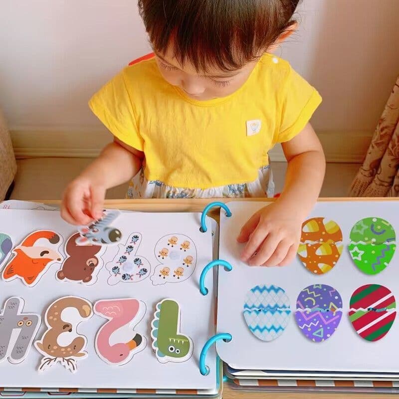 image-Baby Quiet Book Velcro - Cognitive Early Education 3-6Y