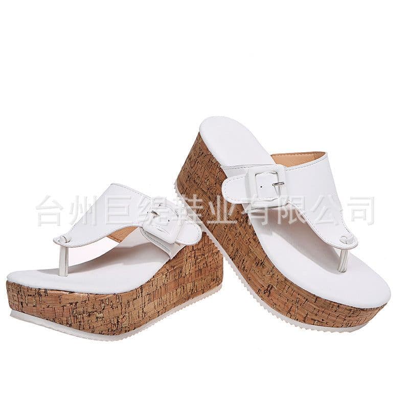 image-Giant Twig 2023 Pink Wedge Sandals 7.5CM - 43