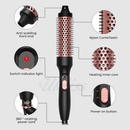 image-New overseas hot selling curling iron curling iron straightening iron straight curling iron dual-purpose large curling inner bangs curling iron
