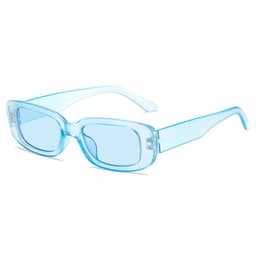 image-Small Square Frame Sunglasses - Retro UV Protection