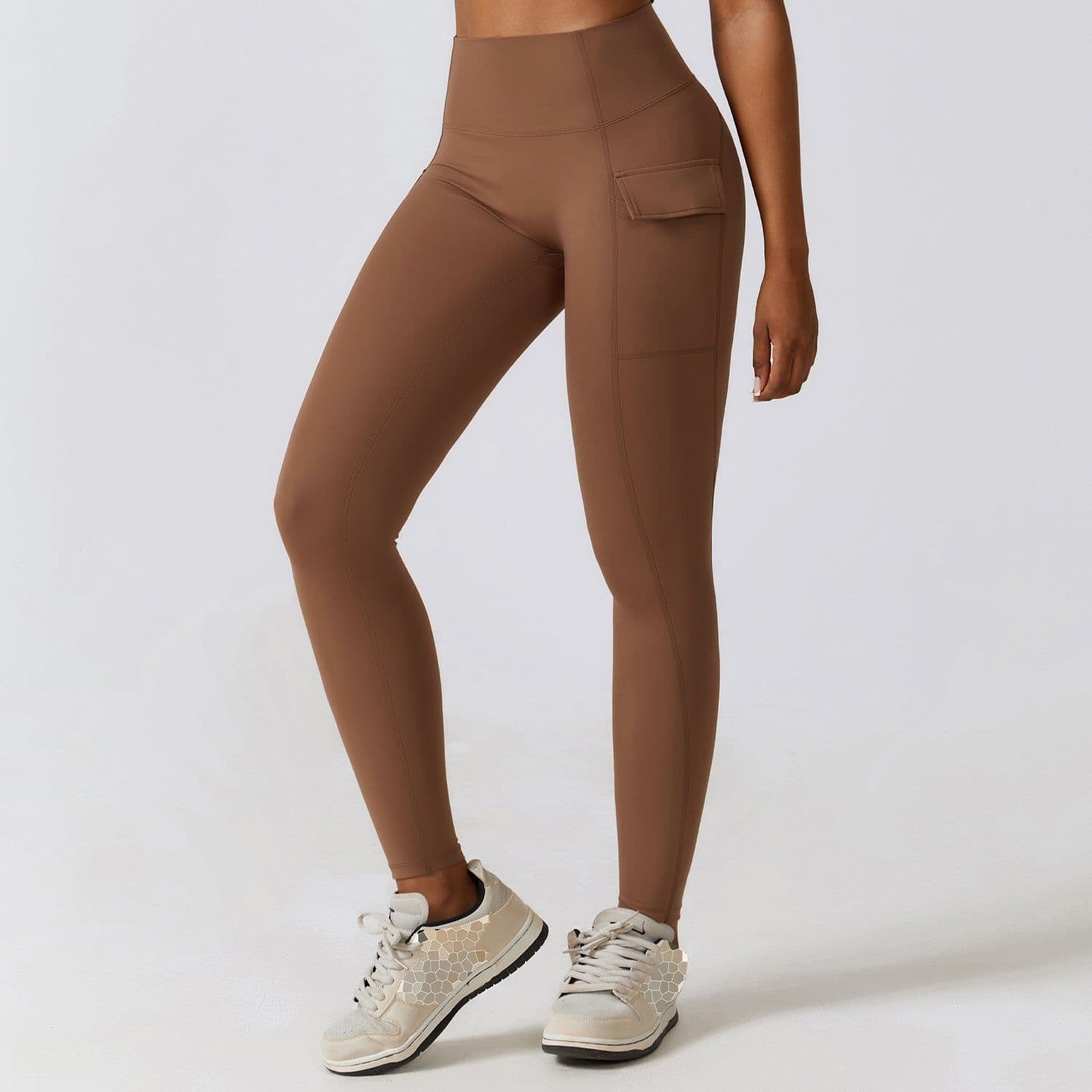 image-Zechuang Yoga Pants High-Waist Nude XL
