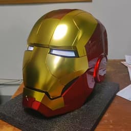 image-Jarvis Iron Man Helmet MK50 - 62cm Head Circumference - ABS Polished Ornament