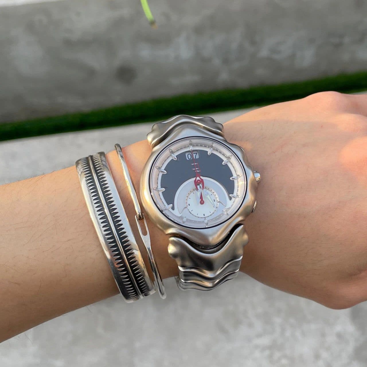 image-y2k Oak Style Watch Men's Fashion Niche Design
