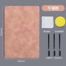 image-Erasable A5 Whiteboard Notebook - Double Sided