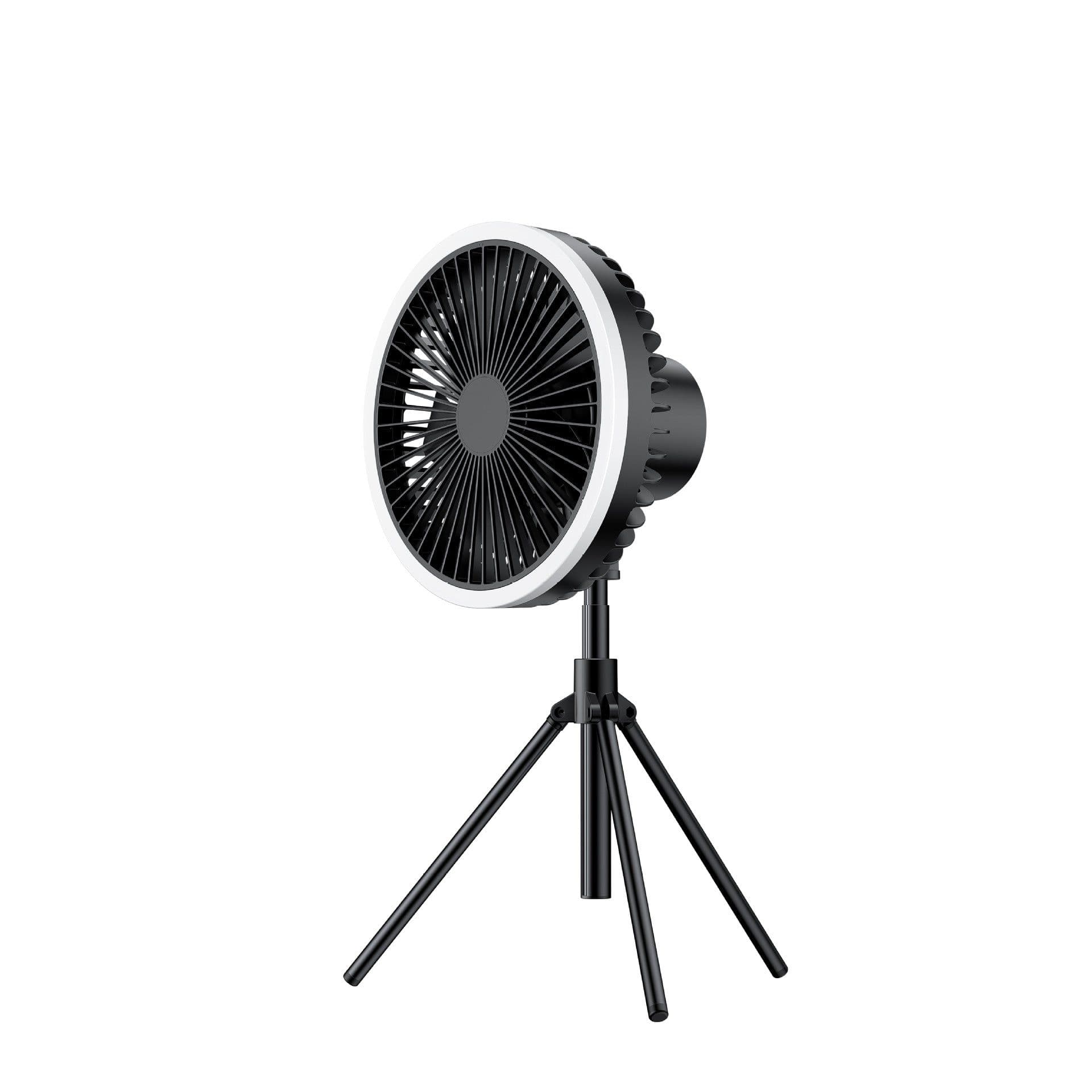 image-Cross-border hanging dual-purpose tripod outdoor fan light USB camping tent portable small ceiling fan camping fan