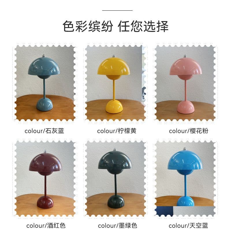 image-Nordic Mushroom Table Lamps - Cross-border Sale - Low Prices