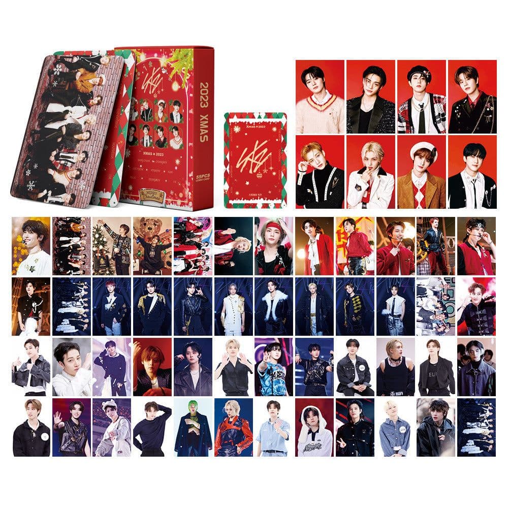 image-SK Stray Kids Album Cards - Bang Chan, Lee Know, Hyunjin
