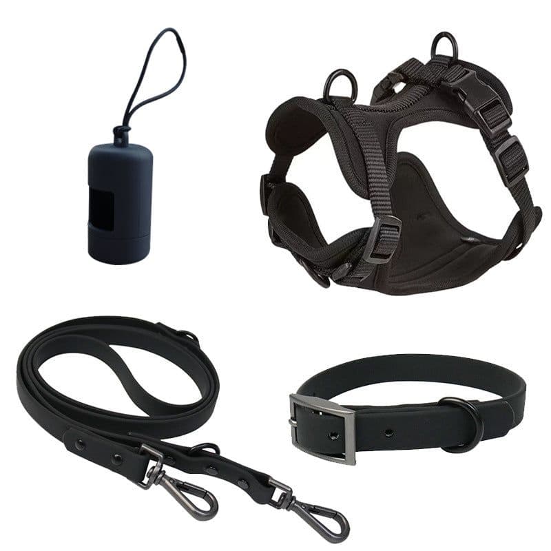 image-The new WidOne with the same pvc pet leash collar large and small dogs dog leash pet chest harness