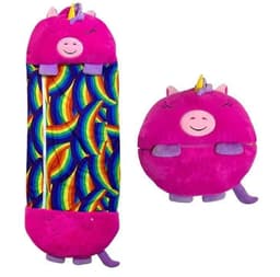 image-Children's Sleeping Bag Cocoon Panda Coral Fleece