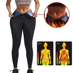 image-High Waist Sports Fitness Pants - Women Silver 4XL/5XL