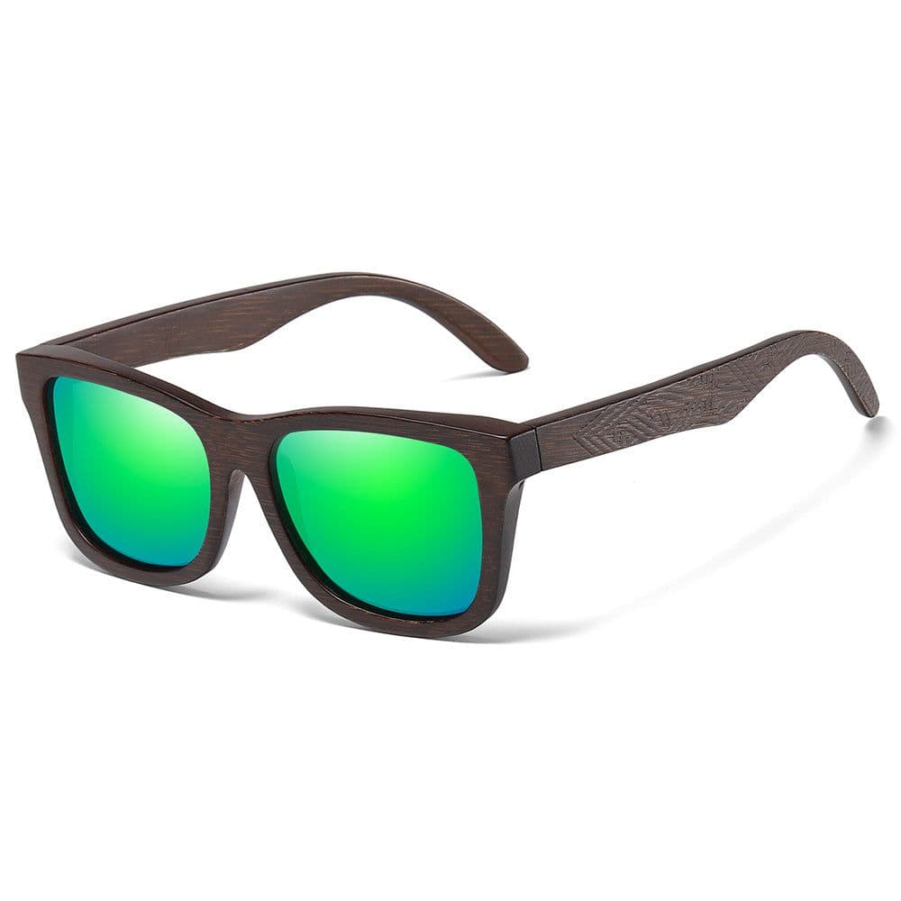 image-KITHDIA Vintage Polarized Sunglasses - Brown Oval