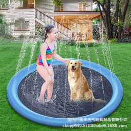image-Spot Pet Spray Mat Folding Dog Swimming Pool
