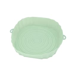 image-Air Fryer Pad - Silicone Baking Tray - Multi-Functional Barbecue Mat - High Temp Reusable