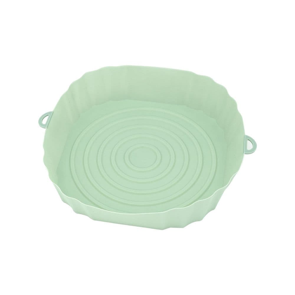 image-Air Fryer Pad - Silicone Baking Tray - Multi-Functional Barbecue Mat - High Temp Reusable