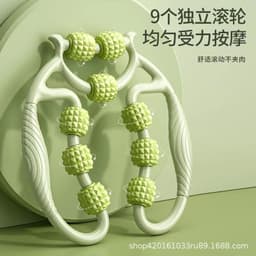 image-Roller Massager Muscle Relaxation Wheel - Green 12