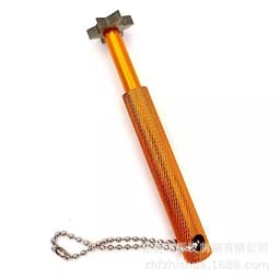image-Supply aluminum alloy golf head ditch cleaner golf club ditch cleaning tool metal ball head cleaner