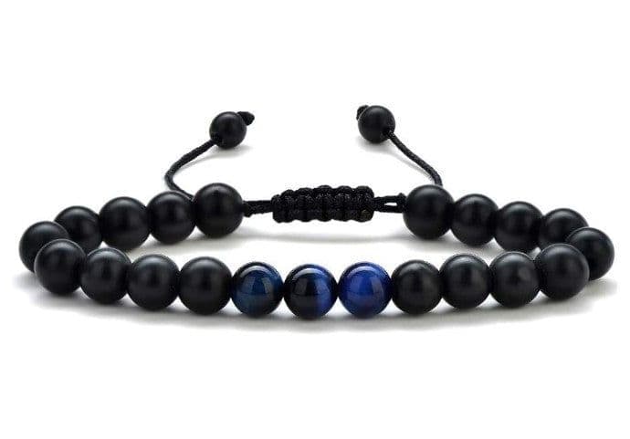 image-Cross-border Hot Selling Men's Bracelet Natural Tiger's Eye Braided Bracelet Essential Oil Aromatherapy Beads Amazon Hot Sale