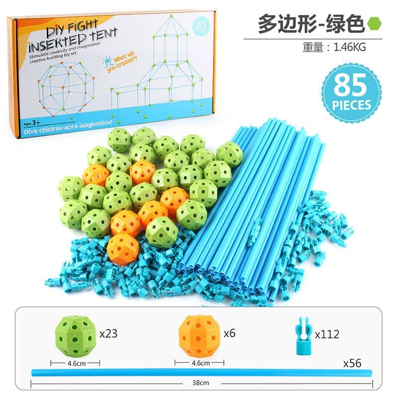 image-Cheng Ke Beaded Tent Castle DIY Building Blocks