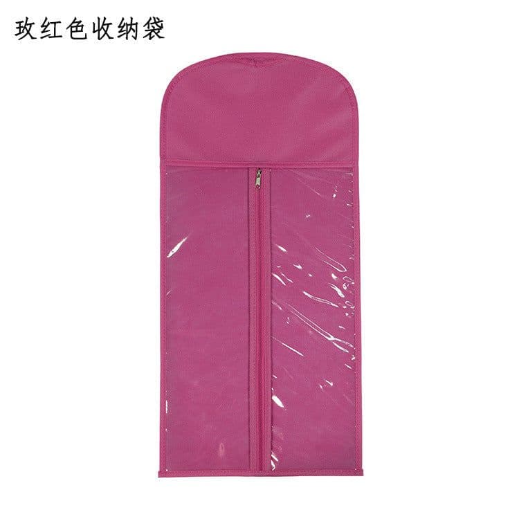 image-Sri Thai Wig Storage Bag - Purple 29x60cm