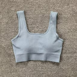 image-2021 Yoga Suit - Brown Four-Piece Set, Short Sleeve, Leggings, Size S