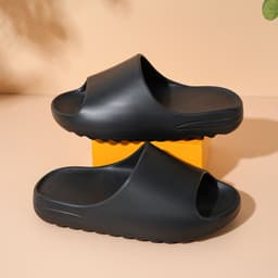 image-Children's Brown Slippers, Casual Indoor Sandals Size 37/38