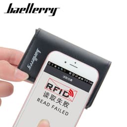 image-2021 new men's and women's neutral card holder metal aluminum shell anti-magnetic automatic pop-up rfid business card holder card holder