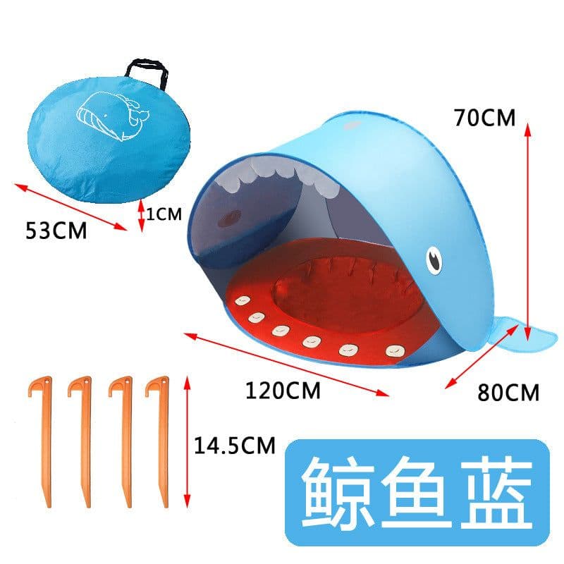 image-OEM Baby Beach Tent - Sunshade with Built-in Water Pocket, 1000mm Waterproof, Infant 0-3