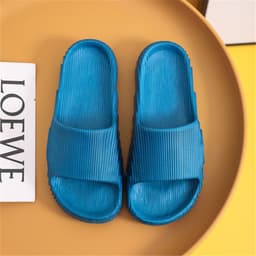 image-Summer Slippers Unisex Non-slip Bathroom Orange