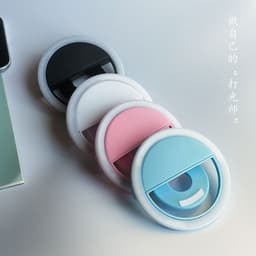 image-rk-12 Mobile Phone Fill Light - USB Rechargeable 150mAh LED Beauty Flash